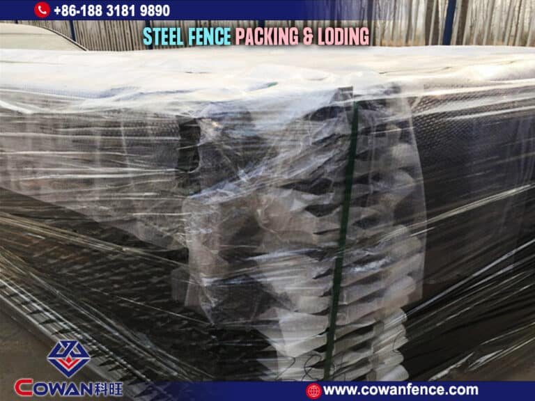 Cowan Fence- Steel Fence Packing & Loaading